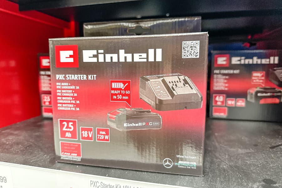 3 PXC Starterkit Einhell 2,5 Ah 18 V 